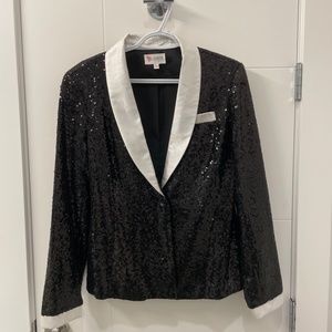 L'Atiste by Amy Black Sequin Blazer